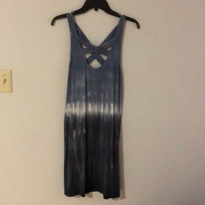 A tie dye dress